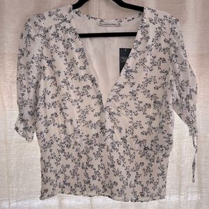 Abercrombie Floral Blouse - Medium